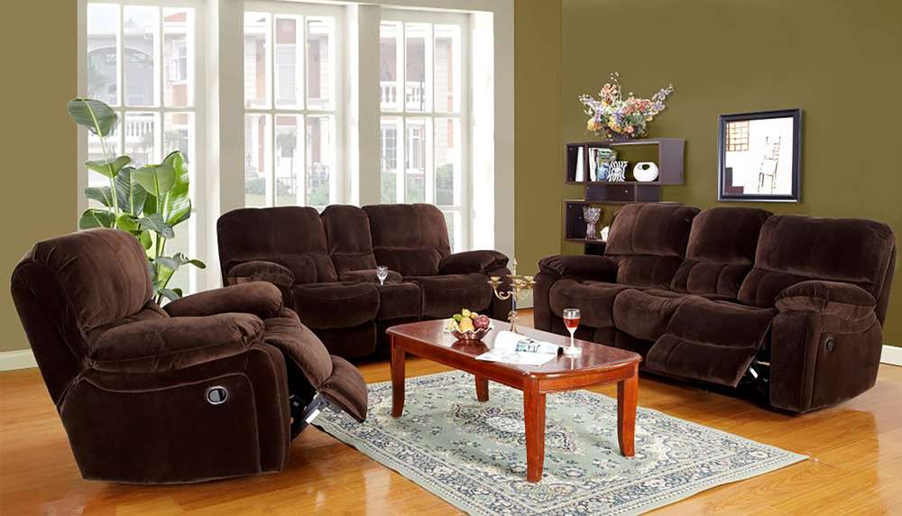Porter Designs - Ramsey Triple Power Reclining Sofa, Brown - 03-112C-01-6012A veiw 2