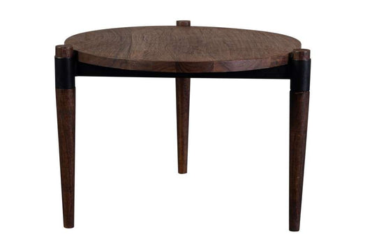 Porter Designs -  Santiago Contemporary Solid Acacia Wood End Table, Brown - 05-108-08-7888 veiw 2
