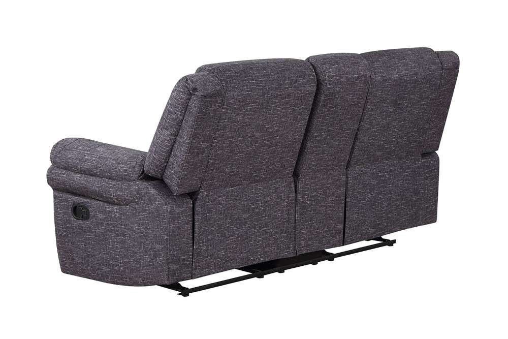 Porter Designs -  Socorro Reclining Console Loveseat, Gray - 03-201-02-7626 veiw 3