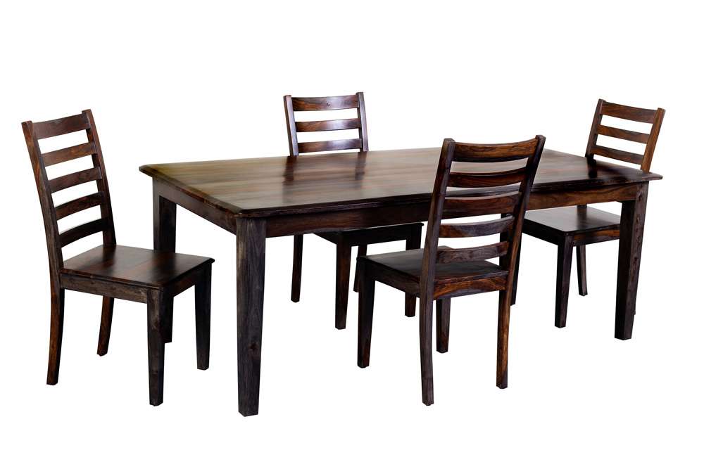 Porter Designs - Sonora Solid Sheesham Wood Dining Table, Gray - 07-116-01-801M veiw 5