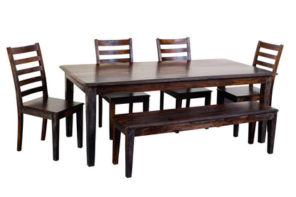 Porter Designs - Sonora Solid Sheesham Wood Dining Table, Gray - 07-116-01-801M veiw 7