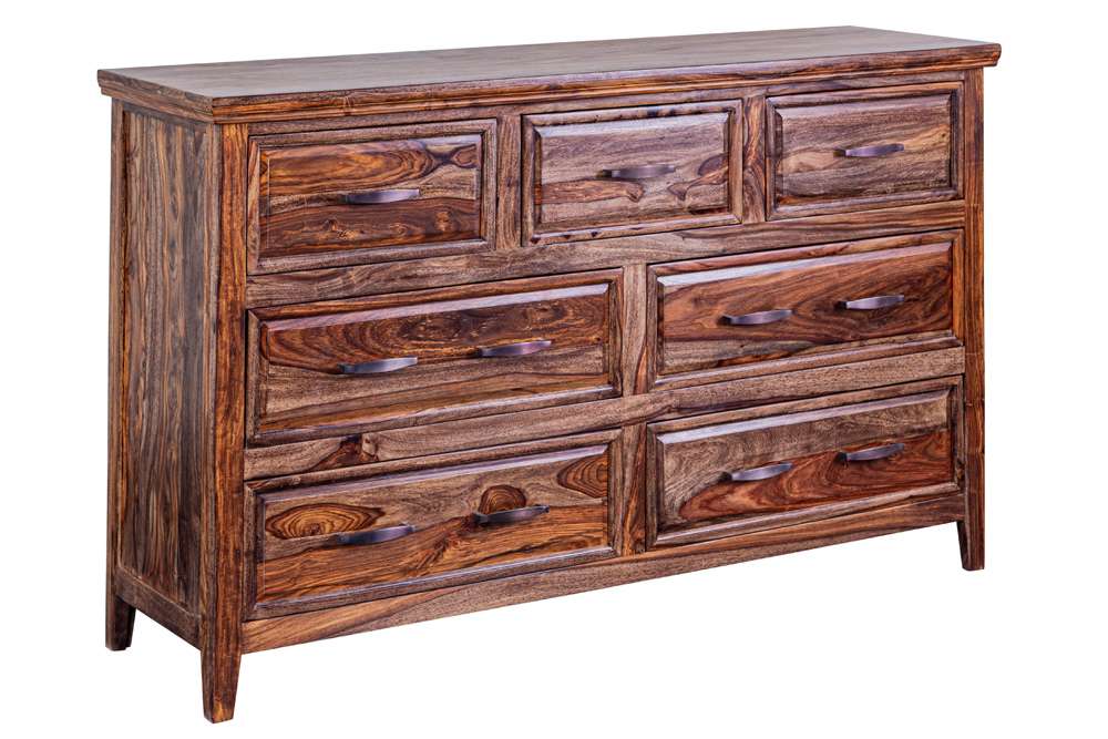 Porter Designs - Sonora Solid Sheesham Wood Dresser, Brown - 04-196-01-9740 veiw 1
