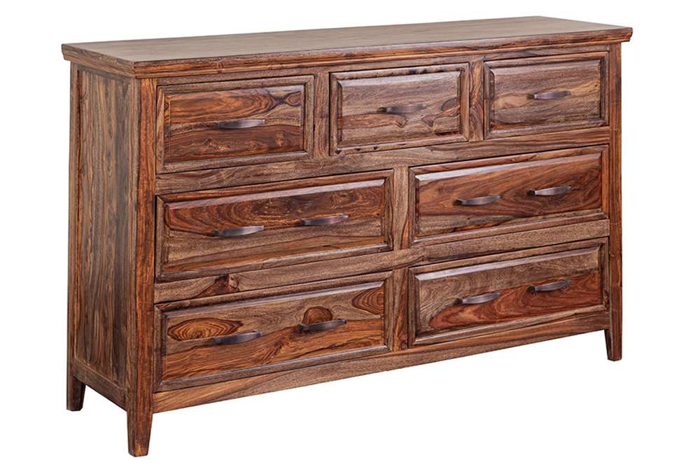 Porter Designs - Sonora Solid Sheesham Wood Dresser, Brown - 04-196-01-9740 veiw 7