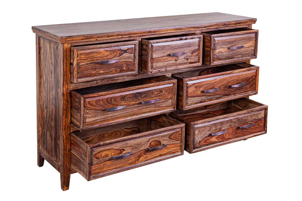Porter Designs - Sonora Solid Sheesham Wood Dresser, Brown - 04-196-01-9740 veiw 8