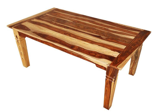 Porter Designs -  Taos Solid Sheesham Wood 72in Rectangular Dining Table, Natural - 07-196-01-9015 veiw 1