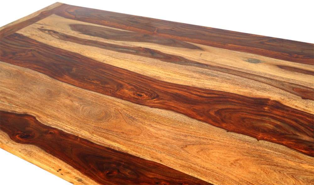 Porter Designs -  Taos Solid Sheesham Wood 72in Rectangular Dining Table, Natural - 07-196-01-9015 veiw 5