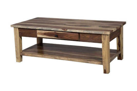 Porter Designs - Taos Solid Sheesham Wood Coffee Table, Natural - 05-196-01-9011N view 1