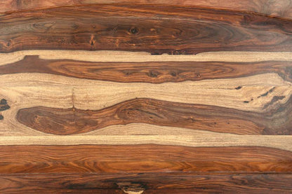 Porter Designs - Taos Solid Sheesham Wood Queen Bed, Natural - 04-196-14-9047N-KIT veiw 9