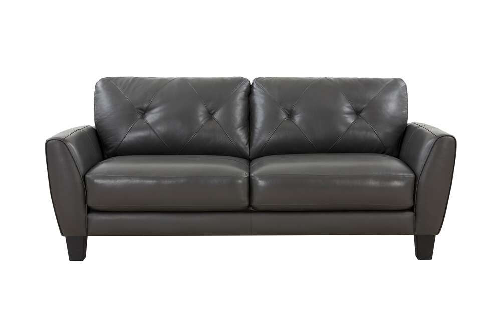 Porter Designs - Trento Top Grain Leather Sofa, Gray - 02-189-01-4098 veiw 3