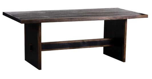 Porter Designs - Udo Solid Wood Dining Table, Black - 07-108-01-8791 veiw 1