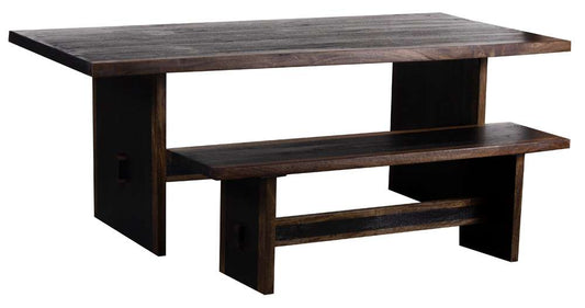 Porter Designs - Udo Solid Wood Dining Table, Black - 07-108-01-8791 veiw 2