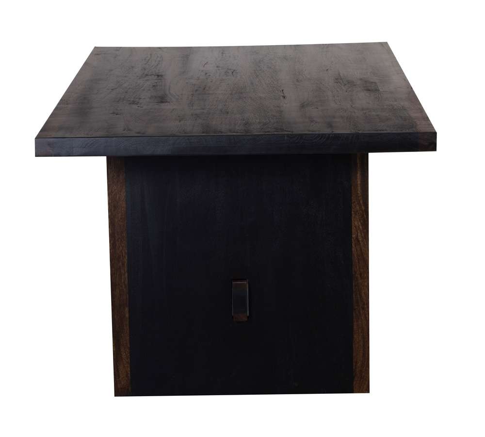 Porter Designs - Udo Solid Wood Dining Table, Black - 07-108-01-8791 veiw 4