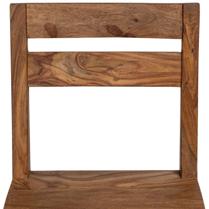Porter Designs - Urban Solid Sheesham Wood 24in Counter Height Dining Chair, Natural - 07-117-11-1404 veiw 11