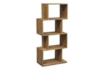 Porter Designs -  Urban Solid Sheesham Wood 4 Shelf Bookcase, Natural - 10-117-01-8056 veiw 1