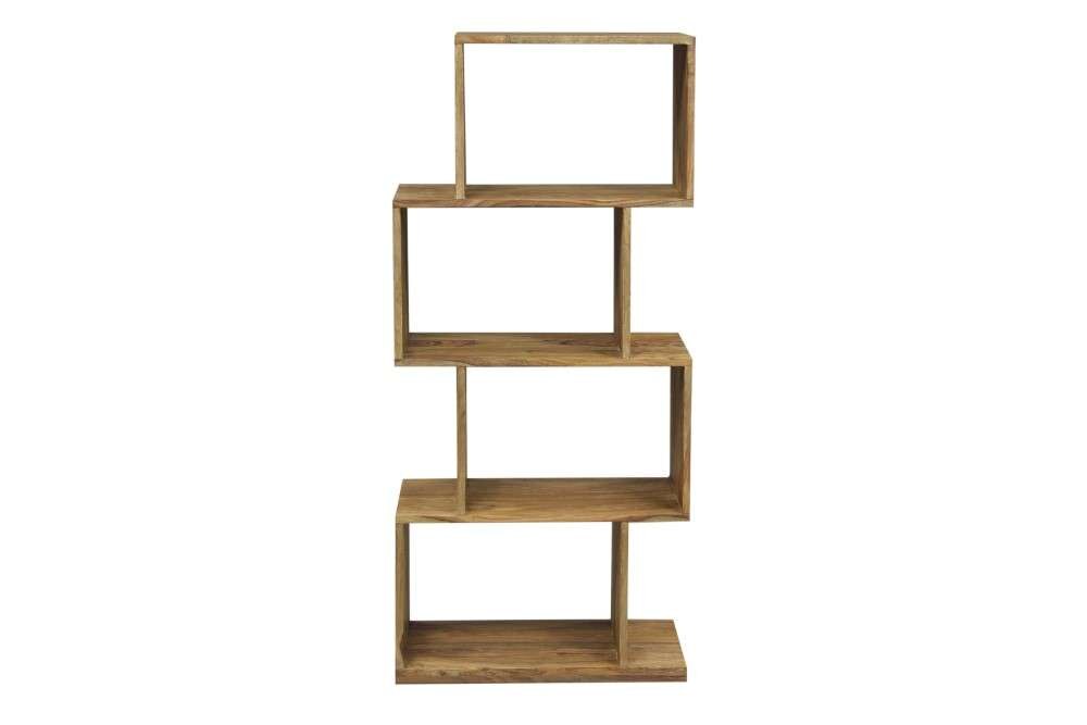 Porter Designs -  Urban Solid Sheesham Wood 4 Shelf Bookcase, Natural - 10-117-01-8056 veiw 2