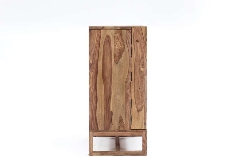Porter Designs - Urban Solid Sheesham Wood Bar Cabinet, Natural - 07-117-30-1126 veiw 3