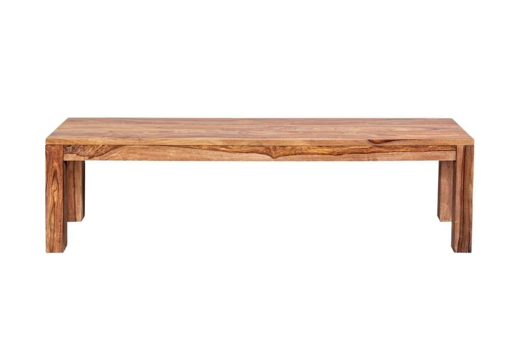 Porter Designs -  Urban Solid Sheesham Wood Dining Bench, Natural - 07-117-13-1402 veiw 2