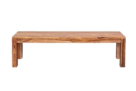 Porter Designs -  Urban Solid Sheesham Wood Dining Bench, Natural - 07-117-13-1402 veiw 2