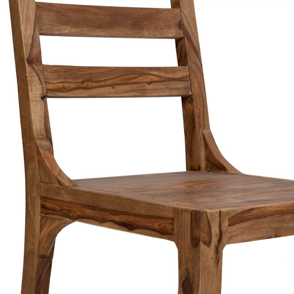 Porter Designs -  Urban Solid Sheesham Wood Dining Chair, Brown - 07-117-02-1128 veiw 5