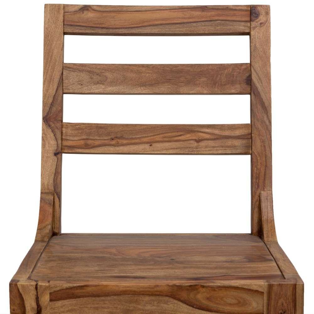 Porter Designs -  Urban Solid Sheesham Wood Dining Chair, Brown - 07-117-02-1128 veiw 6