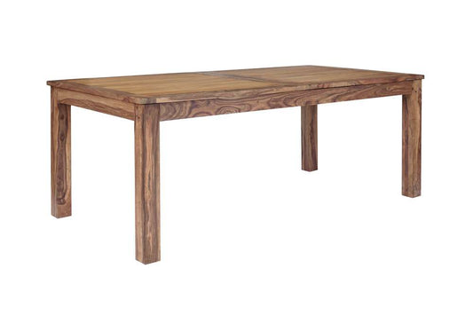 Porter Designs - Urban Solid Sheesham Wood Double Leaf Dining Table, Brown - 07-117-01-1129 veiw 1
