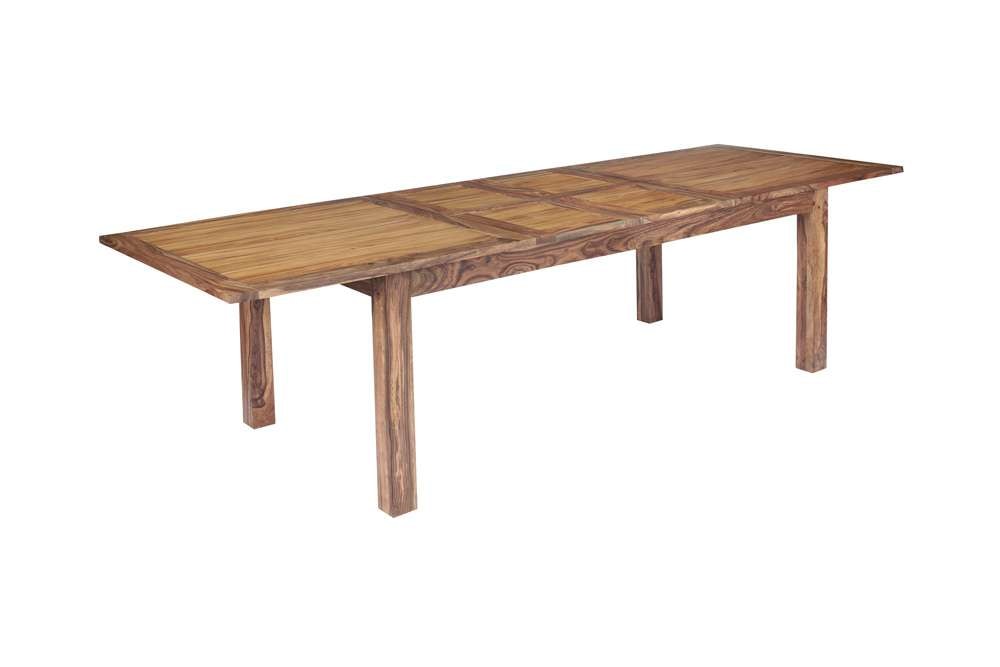 Porter Designs - Urban Solid Sheesham Wood Double Leaf Dining Table, Brown - 07-117-01-1129 veiw 6