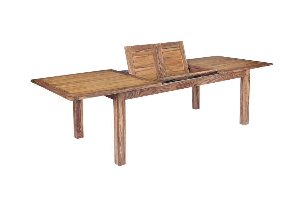 Porter Designs - Urban Solid Sheesham Wood Double Leaf Dining Table, Brown - 07-117-01-1129 veiw 7