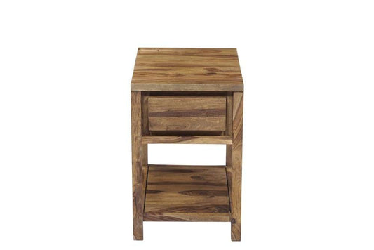 Porter Designs -  Urban Solid Sheesham Wood End Table, Natural - 07-117-07-2922 veiw 2