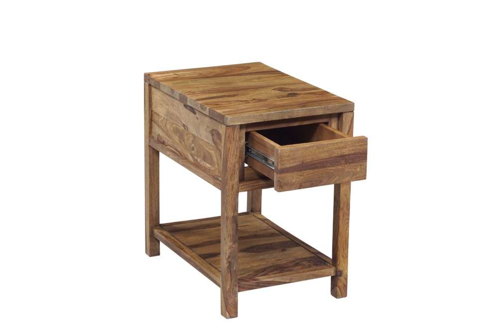 Porter Designs -  Urban Solid Sheesham Wood End Table, Natural - 07-117-07-2922 veiw 4