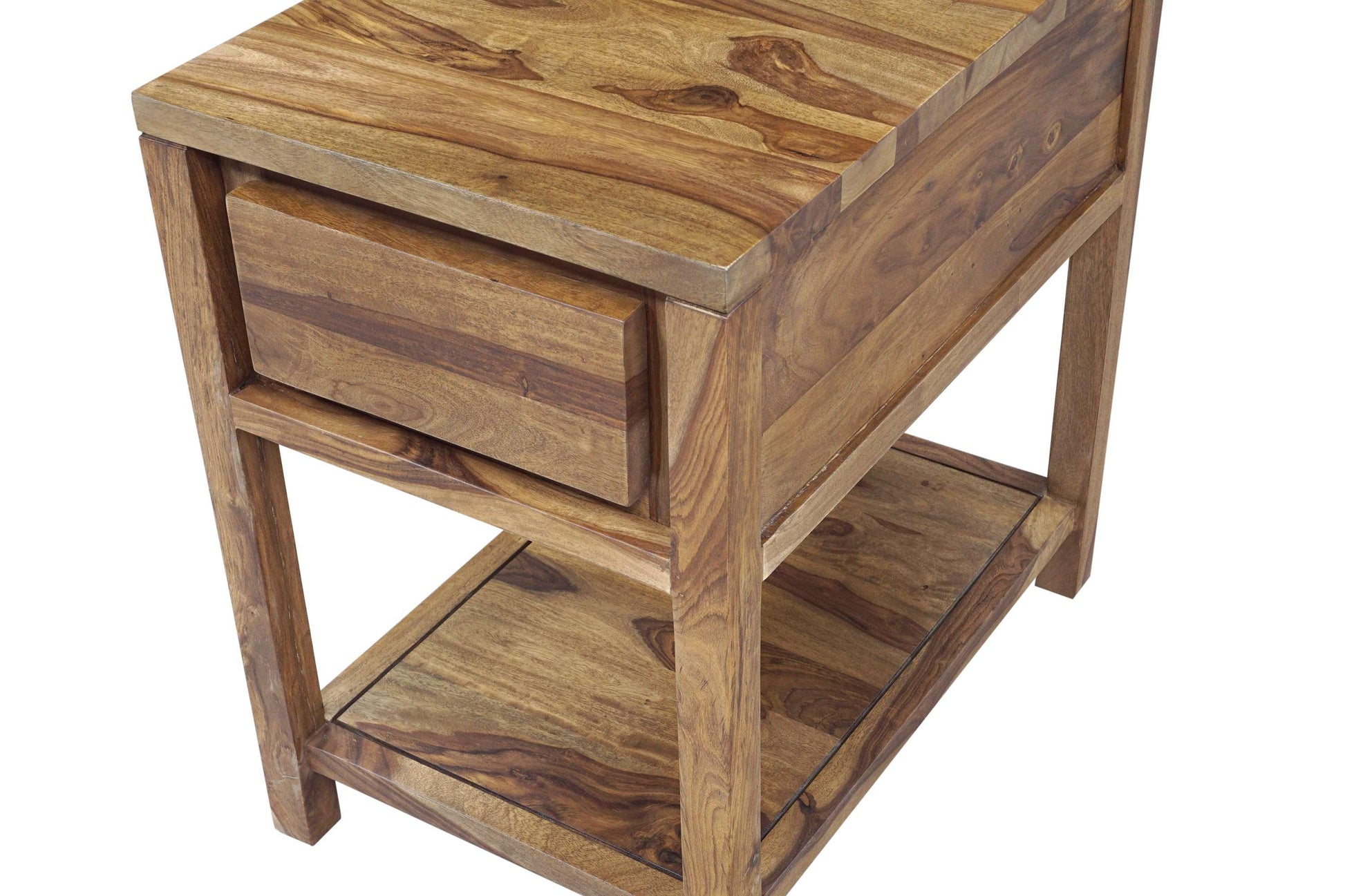 Porter Designs -  Urban Solid Sheesham Wood End Table, Natural - 07-117-07-2922 veiw 7