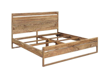 Porter Designs -  Urban Solid Sheesham Wood King Bed, Natural - 04-117-17-1429-KIT veiw 1
