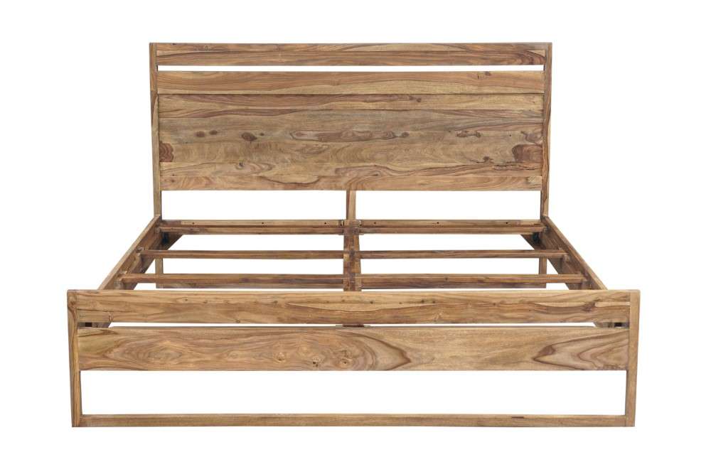 Porter Designs -  Urban Solid Sheesham Wood King Bed, Natural - 04-117-17-1429-KIT veiw 2