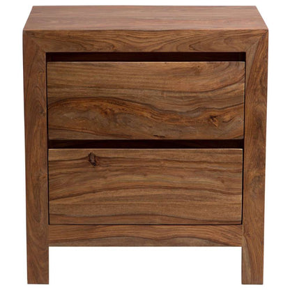 Porter Designs -  Urban Solid Sheesham Wood Nightstand, Brown - 04-117-04-1426 veiw 3