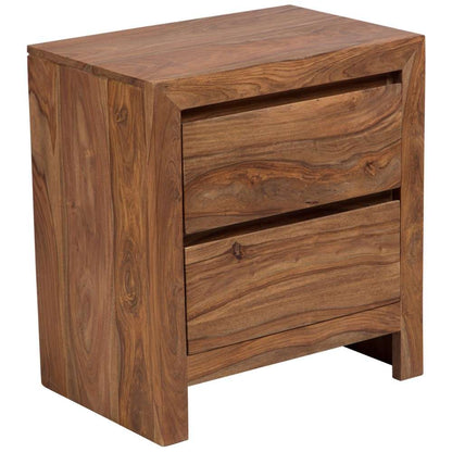 Porter Designs -  Urban Solid Sheesham Wood Nightstand, Brown - 04-117-04-1426 veiw 5