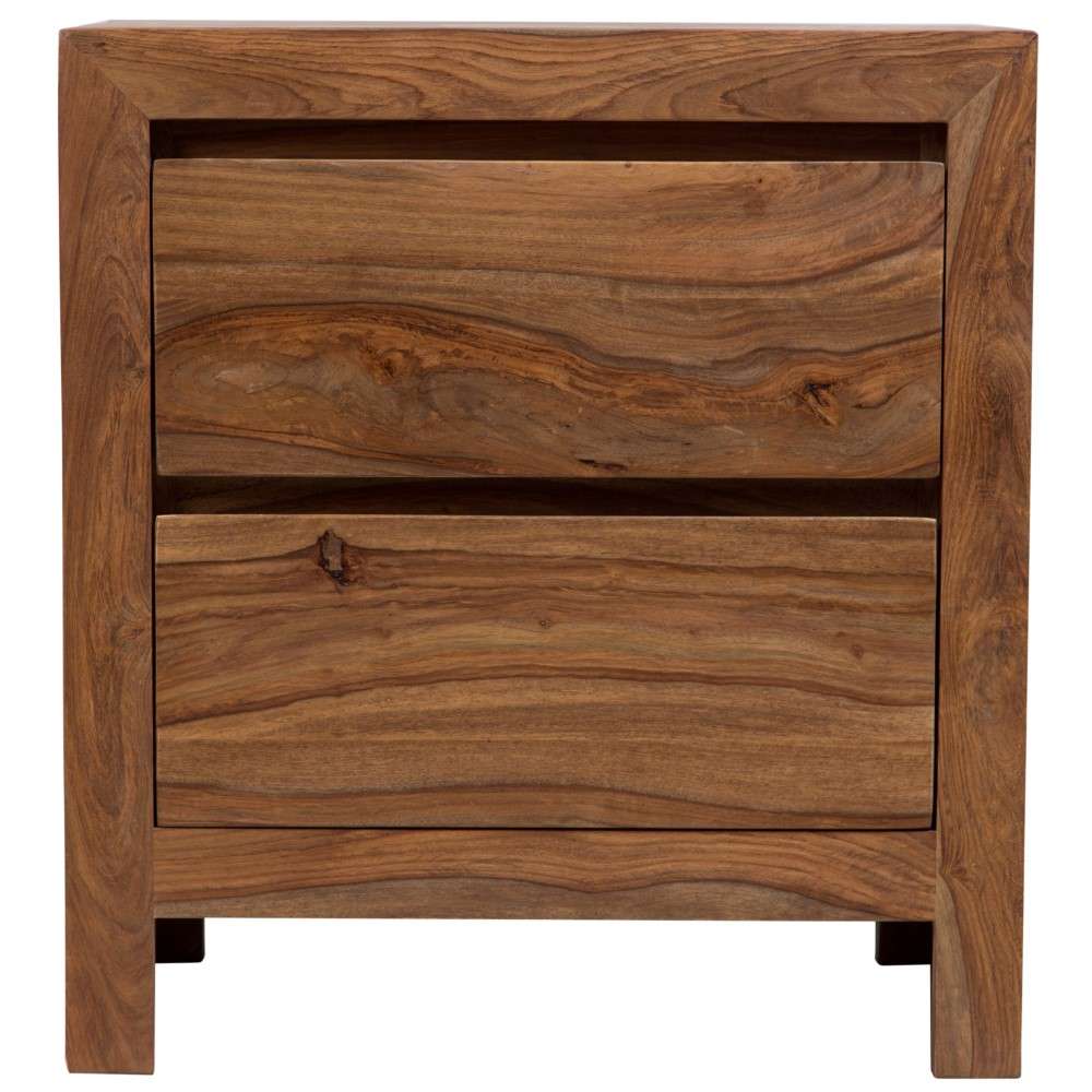 Porter Designs -  Urban Solid Sheesham Wood Nightstand, Brown - 04-117-04-1426 veiw 6