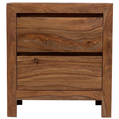 Porter Designs -  Urban Solid Sheesham Wood Nightstand, Brown - 04-117-04-1426 veiw 6