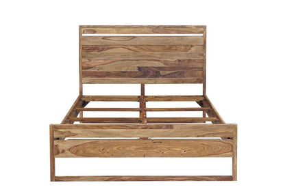 Porter Designs -  Urban Solid Sheesham Wood Queen Bed, Natural - 04-117-14-1425-KIT veiw 3