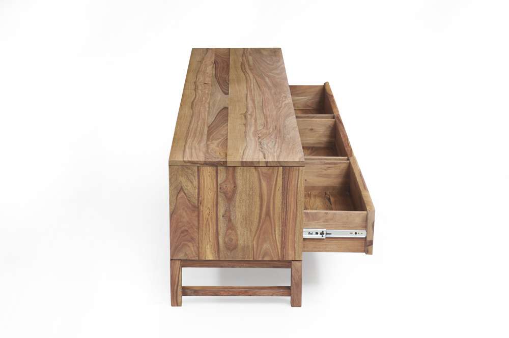 Porter Designs - Urban Solid Sheesham Wood TV Stand, Brown - 06-117-03-1436 veiw 5