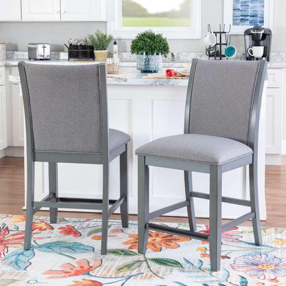Powell Company - Abbot Counter Stools, Grey (Set of 2) - D1518LD23CS veiw 1