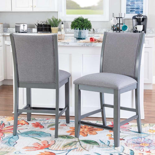 Powell Company - Abbot Counter Stools, Grey (Set of 2) - D1518LD23CS veiw 1