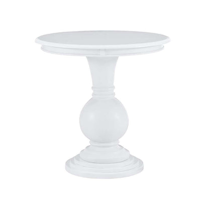 Powell Company - Adeline Round Accent Table White - D1431A21W veiw 2