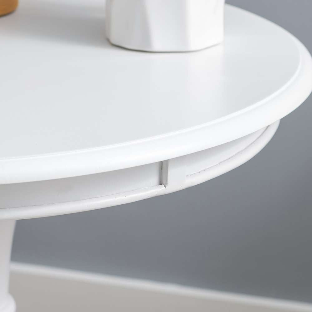 Powell Company - Adeline Round Accent Table White - D1431A21W veiw 6