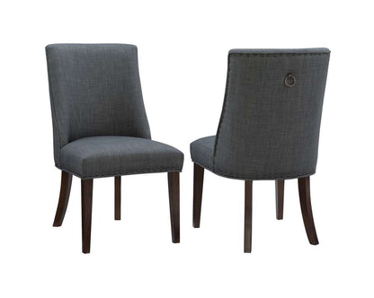 Powell Company - Adler Dining Chair Espresso Grey (Set of 2) - D1346D20SCEG veiw 6
