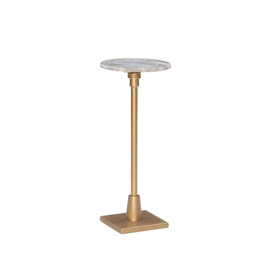 Powell Company - Amyn Adj Drink Table Gold With Sandy Marble - D1462A21G veiw 1