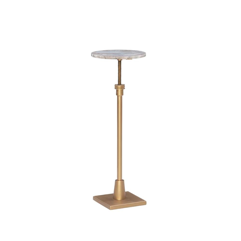 Powell Company - Amyn Adj Drink Table Gold With Sandy Marble - D1462A21G veiw 4