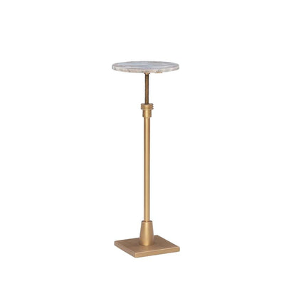 Powell Company - Amyn Adj Drink Table Gold With Sandy Marble - D1462A21G veiw 4