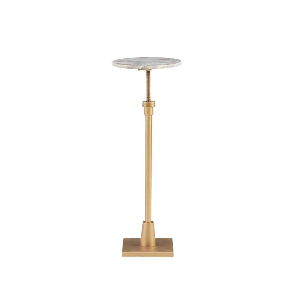 Powell Company - Amyn Adj Drink Table Gold With Sandy Marble - D1462A21G veiw 5