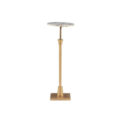 Powell Company - Amyn Adj Drink Table Gold With Sandy Marble - D1462A21G veiw 6