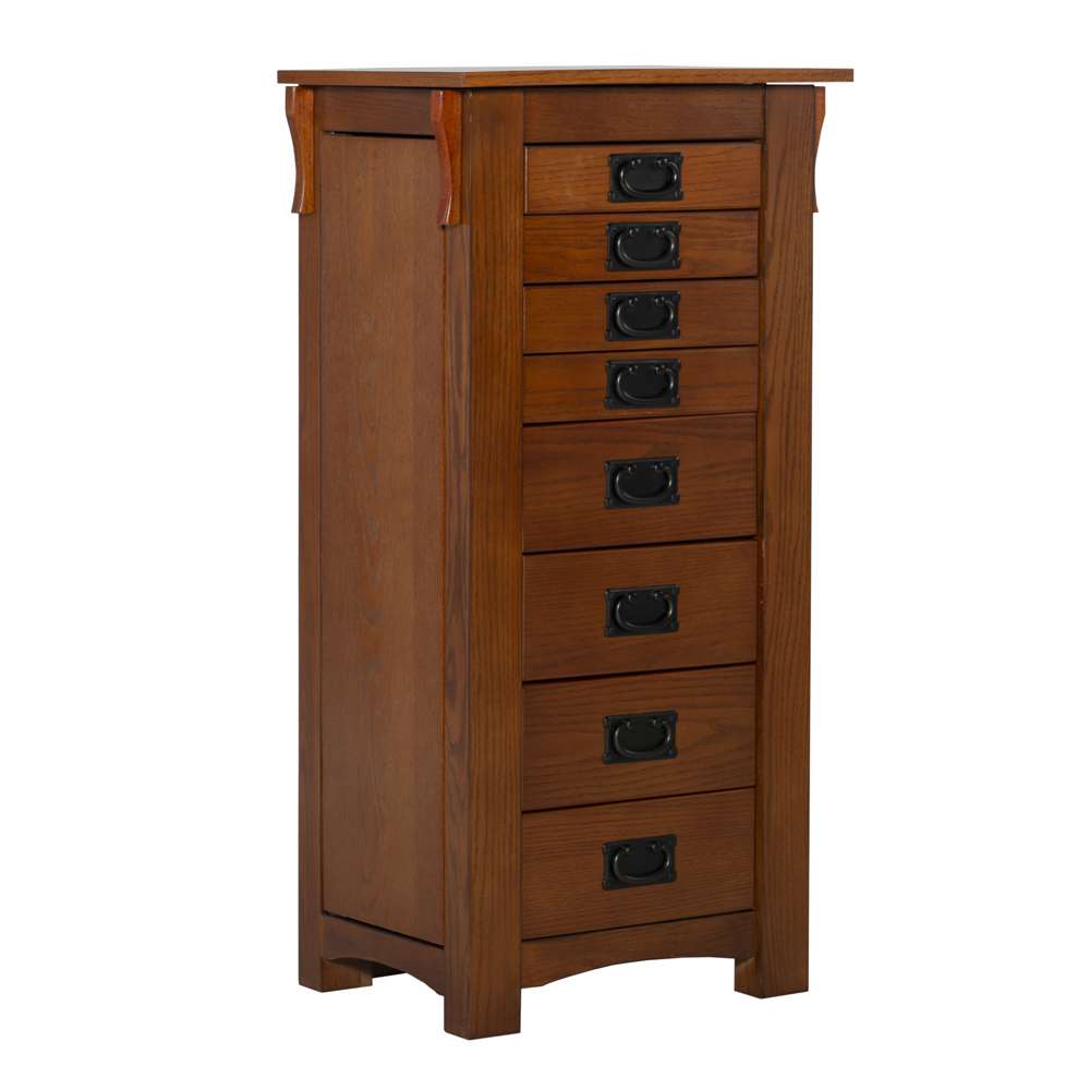 Powell Company - Anna Lee Oak Jewelry Armoire - 255 veiw 1