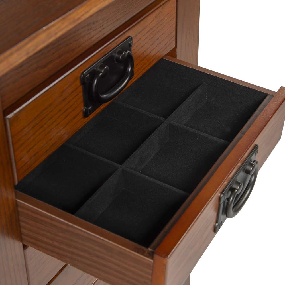 Powell Company - Anna Lee Oak Jewelry Armoire - 255 veiw 4